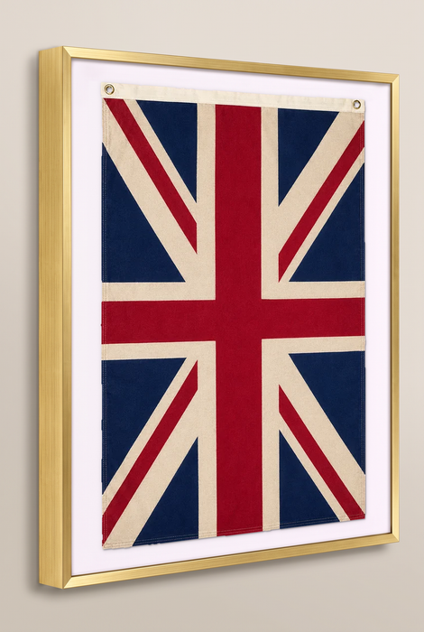 Vertical Union Jack flag , Real Cotton Cloth, USA