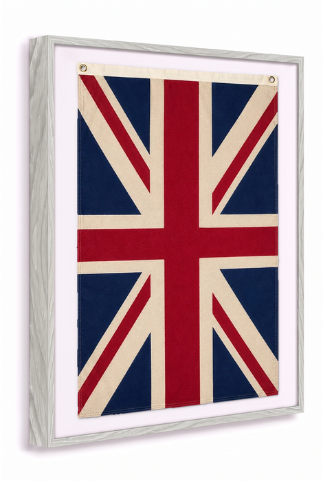 Vertical Union Jack flag , Real Cotton Cloth, USA