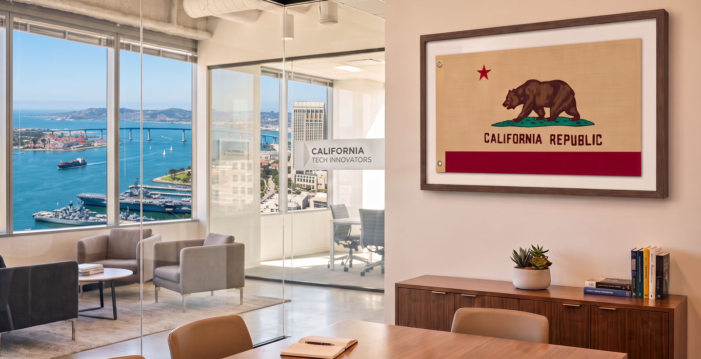 California Flag , Real Cotton Cloth, USA