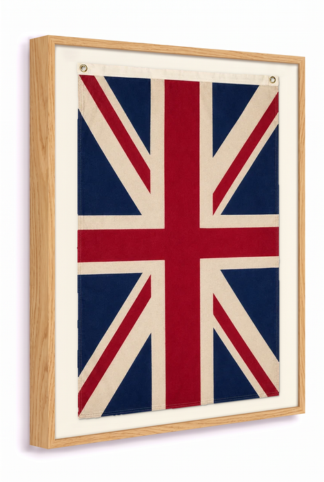 Vertical Union Jack flag , Real Cotton Cloth, USA