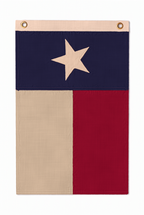 Vertical Large Framed Texas Flag Wall Art – Modern Black Frame, White Mat, Patriotic Lone Star Décor