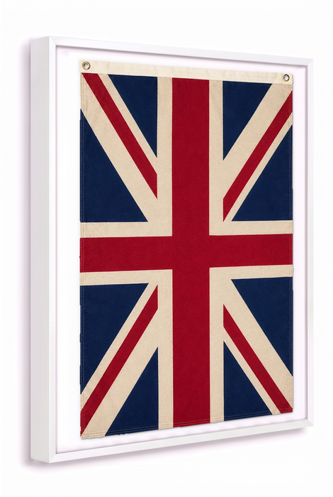 Vertical Union Jack flag , Real Cotton Cloth, USA