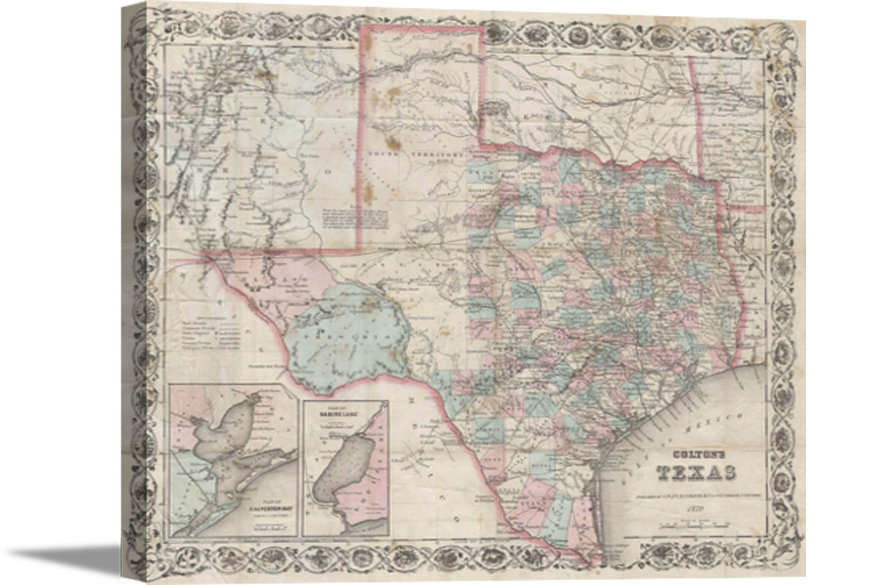 Texas Native Map Texas Map To Print