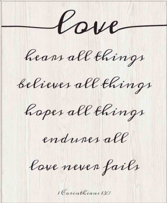 Love | Inspirational Gallery Wrap Canvas Quotes | Various Sizes