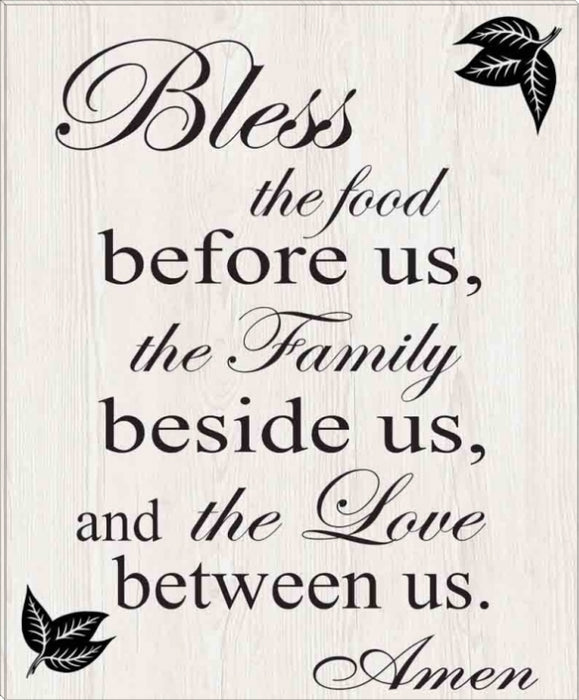 Bless The Family | Inspirational Gallery Wrap Canvas Quotes | Various Sizes