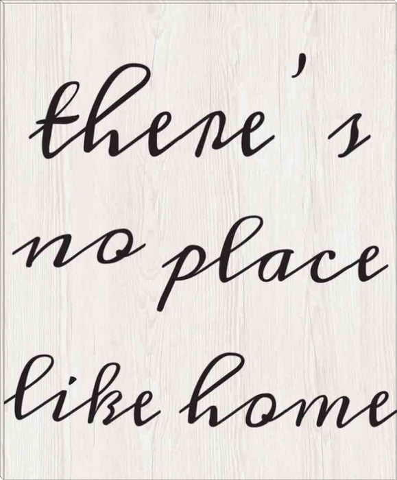 No Place Like Home | Inspirational Gallery Wrap Canvas Quotes | Various Sizes