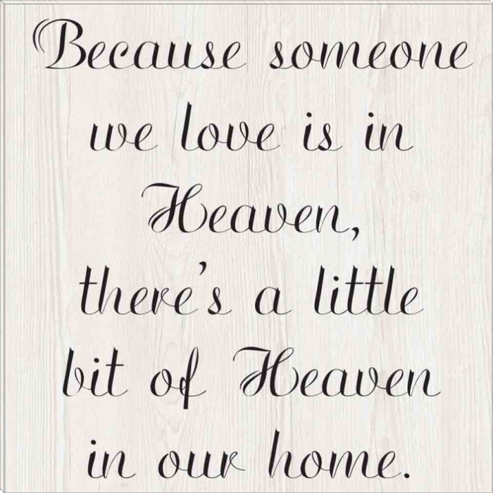 Heaven In Our Home | Inspirational Gallery Wrap Canvas Quotes | Various Sizes
