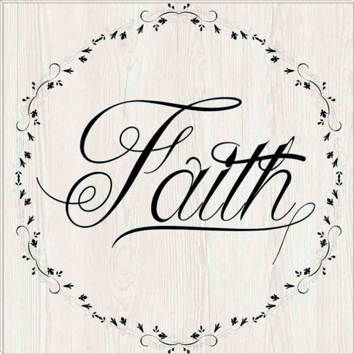 Faith Floral | Inspirational Gallery Wrap Canvas Quotes | Various Sizes