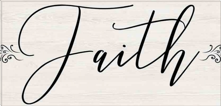 Faith with Accents | Inspirational Gallery Wrap Canvas Quotes | Various Sizes