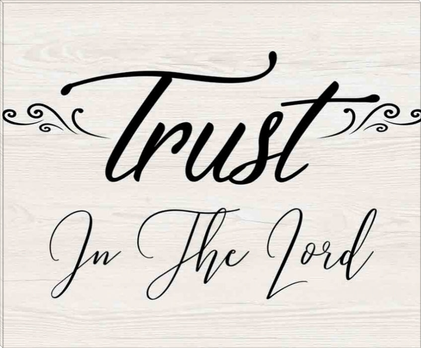 Trust | Inspirational Gallery Wrap Canvas Quotes | Various Sizes
