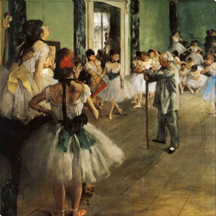 The Dancing Class | Edgar Degas Masters Classic Art in Gallery Wrapped Canvas | Various Sizes