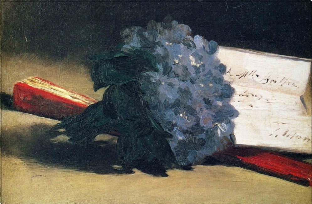 Bouquet of Violets | Edouard Manet Masters Classic Art in Gallery Wrapped Canvas | Various Sizes