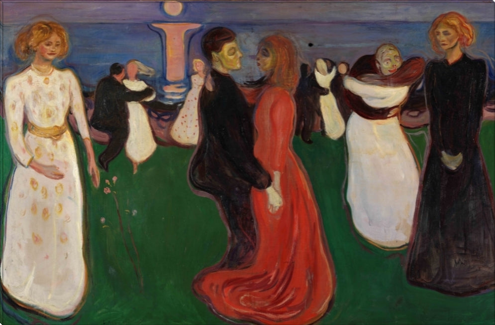The Dance of Life | Edvard Munch Masters Classic Art in Gallery Wrapped Canvas | Various Sizes