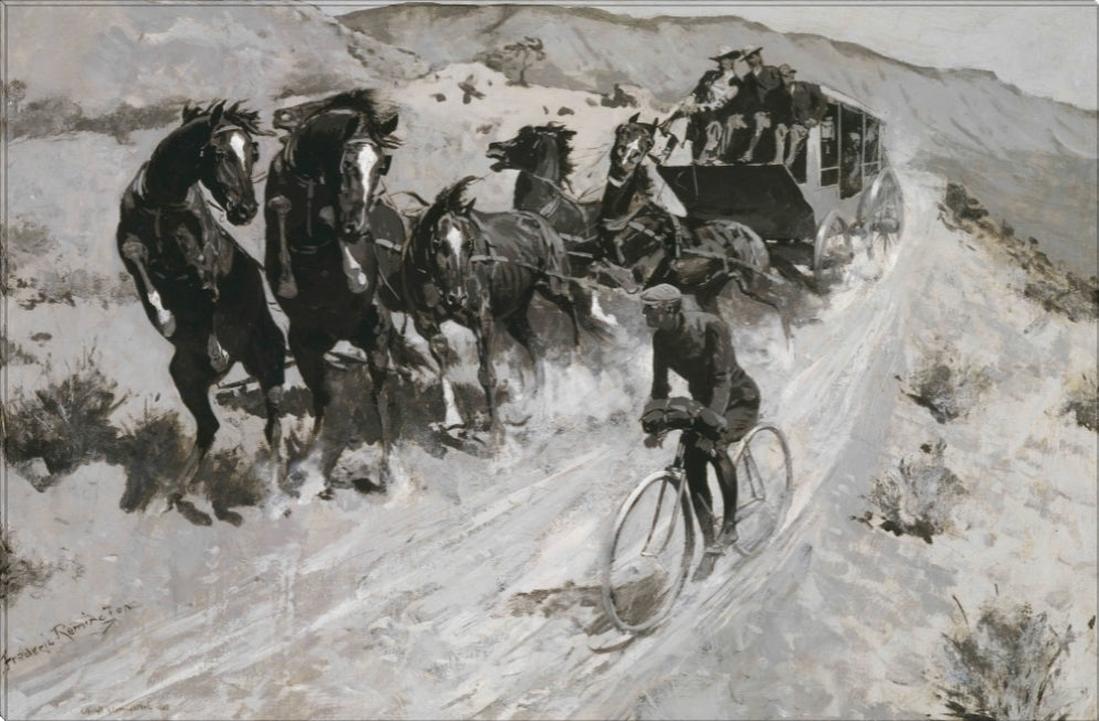 The Right of the Road | Frederic Remington Masters Classic Art in Gallery Wrapped Canvas | Various Sizes