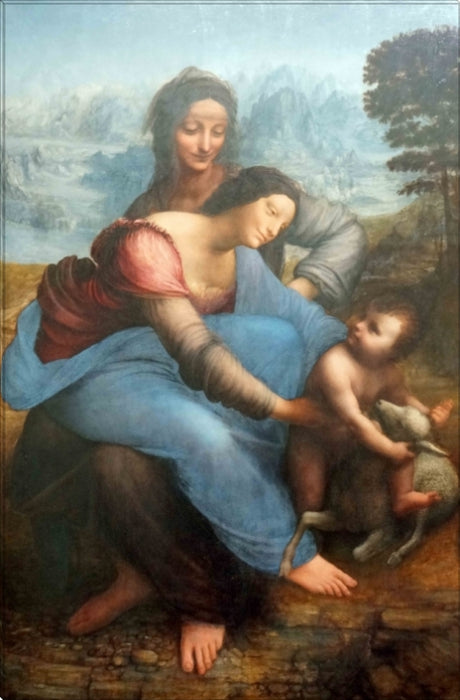 Virgin and Child with The Saint Anne | Leonardo da Vinci Masters Classic Art in Gallery Wrapped Canvas | Various Sizes