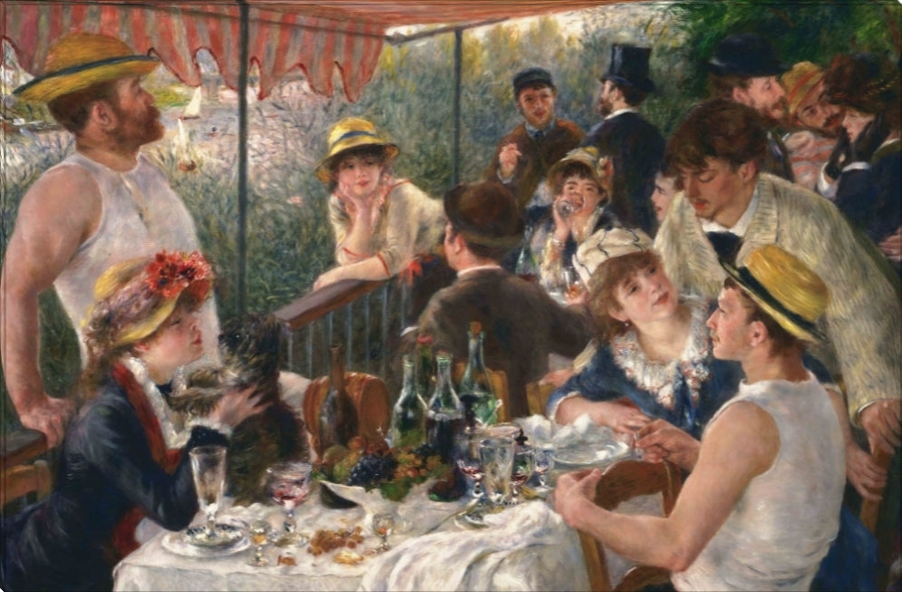 Luncheon of the Boating Party | Pierre Auguste Renoir Masters Classic Art in Gallery Wrapped Canvas | Various Sizes