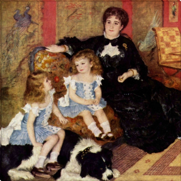 Madame Georges Charpentier and her Children | Pierre Auguste Renoir Masters Classic Art in Gallery Wrapped Canvas | Various Sizes
