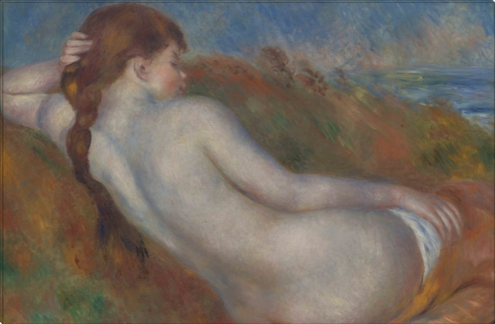 Reclining Nude | Pierre Auguste Renoir Art in Gallery Wrapped Canvas