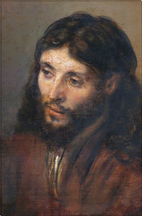 Head of Christ | Rembrandt Van Rijn Masters Classic Art in Gallery Wrapped Canvas | Various Sizes