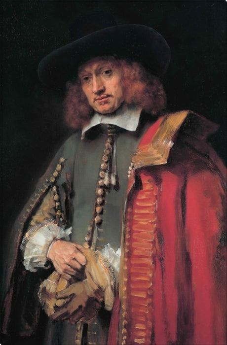 Portrait of Jan Six | Rembrandt Van Rijn Masters Classic Art in Gallery Wrapped Canvas | Various Sizes