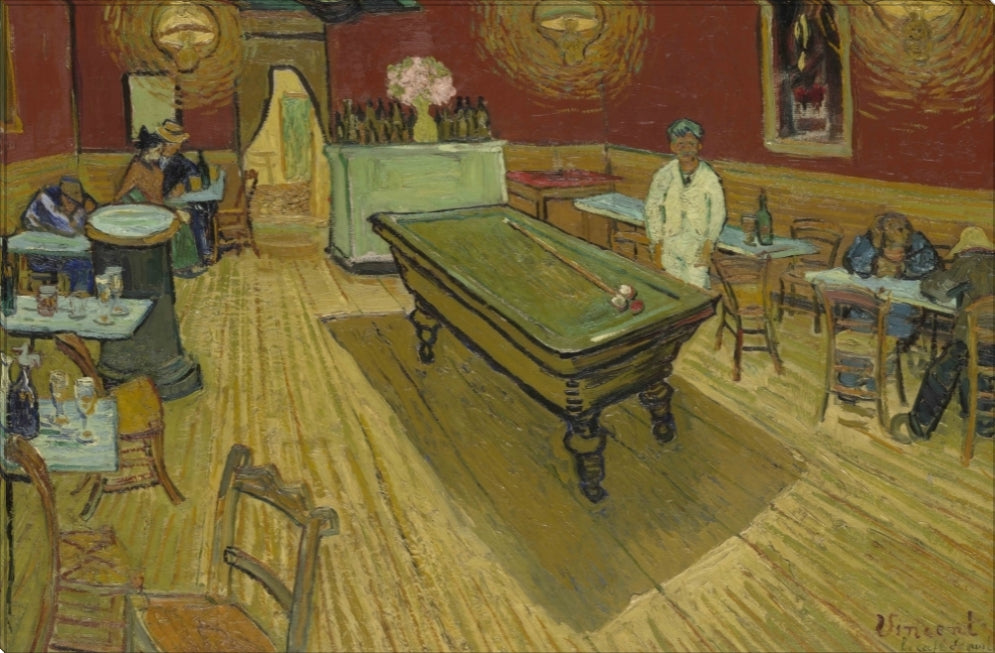 Le Café de Nuit | Vincent Van Gogh Masters Classic Art in Gallery Wrapped Canvas | Various Sizes