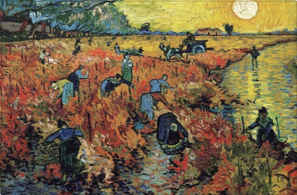 Red Vineyards | Vincent Van Gogh Masters Classic Art in Gallery Wrapped Canvas | Various Sizes