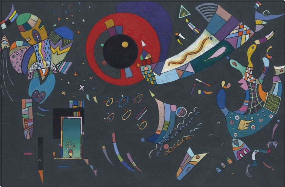 Esquisse Pour Autour Du Cercle | Wassily Kandinsky Masters Classic Art in Gallery Wrapped Canvas | Various Sizes