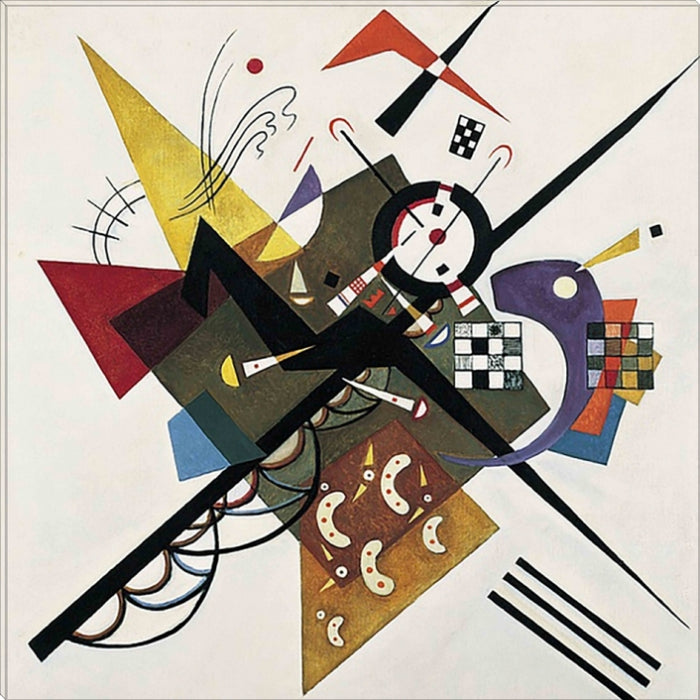 On White II | Wassily Kandinsky Masters Classic Art in Gallery Wrapped Canvas | Various Sizes