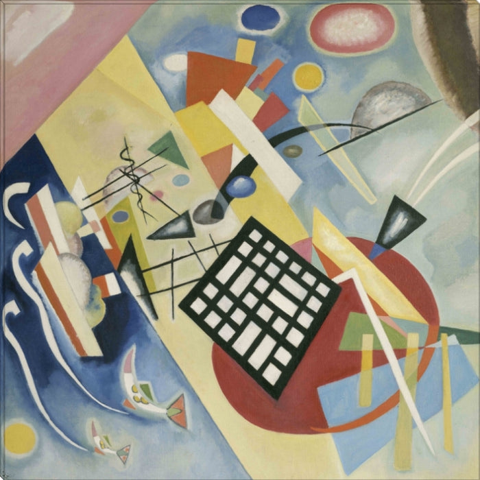 Schwarzer Raster | Wassily Kandinsky Masters Classic Art in Gallery Wrapped Canvas | Various Sizes