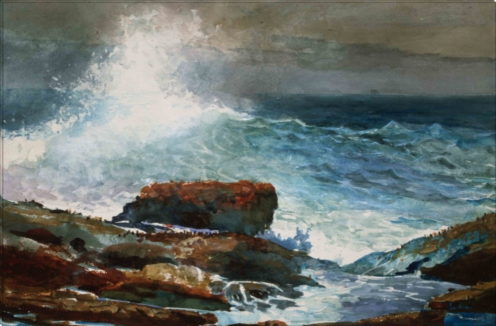 Incoming Tide | Winslow Homer Masters Classic Art in Gallery Wrapped Canvas | Various Sizes