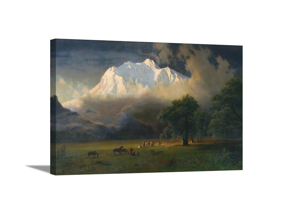 Mount Adams, Washington | Albert Bierstadt Masters Classic Art in Gall ...