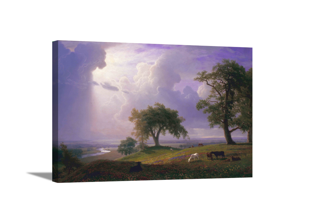 California Spring | Albert Bierstadt Gallery Wrapped Canvas — Wall