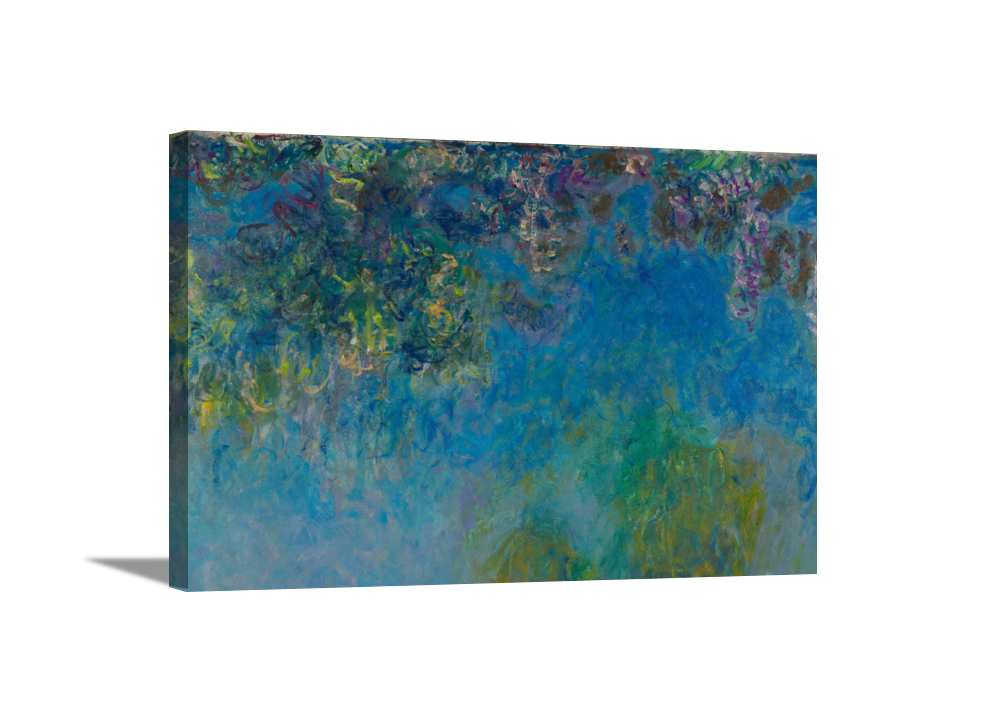 Wisteria | Claude Monet Masters Classic Art in Gallery Wrapped Canvas