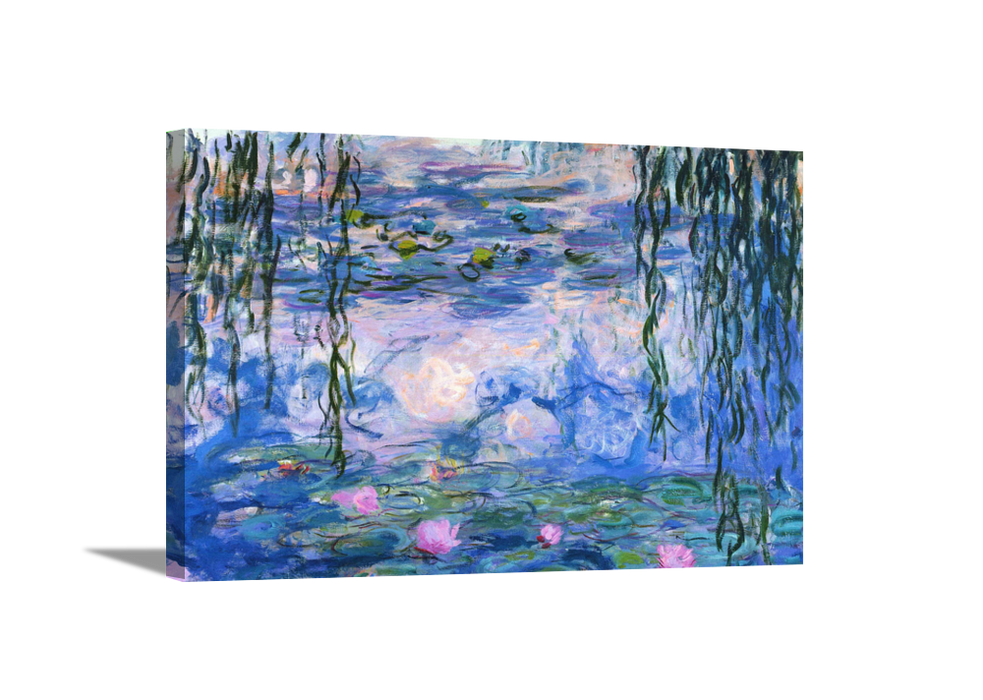 Water Lilies III | Claude Monet Masters Classic Art in Gallery Wrapped Canvas | Various Sizes