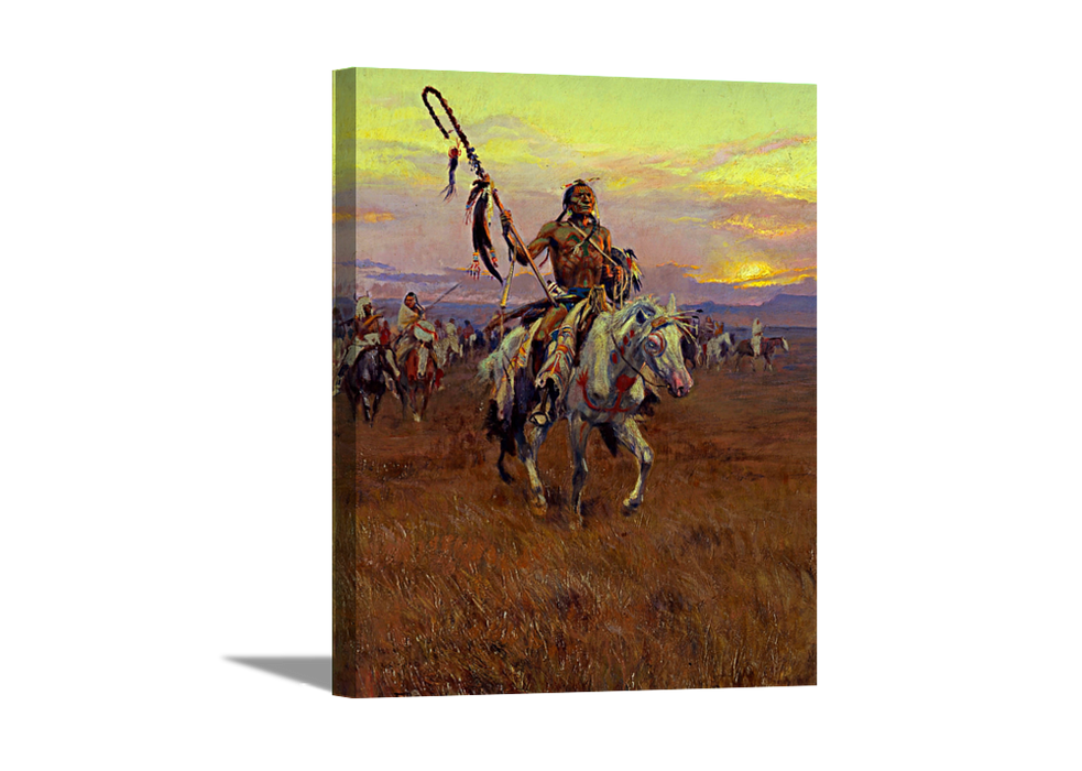 Medicine Man | Charles Russell Masters Classic Art in Gallery Wrapped Canvas | Various Sizes
