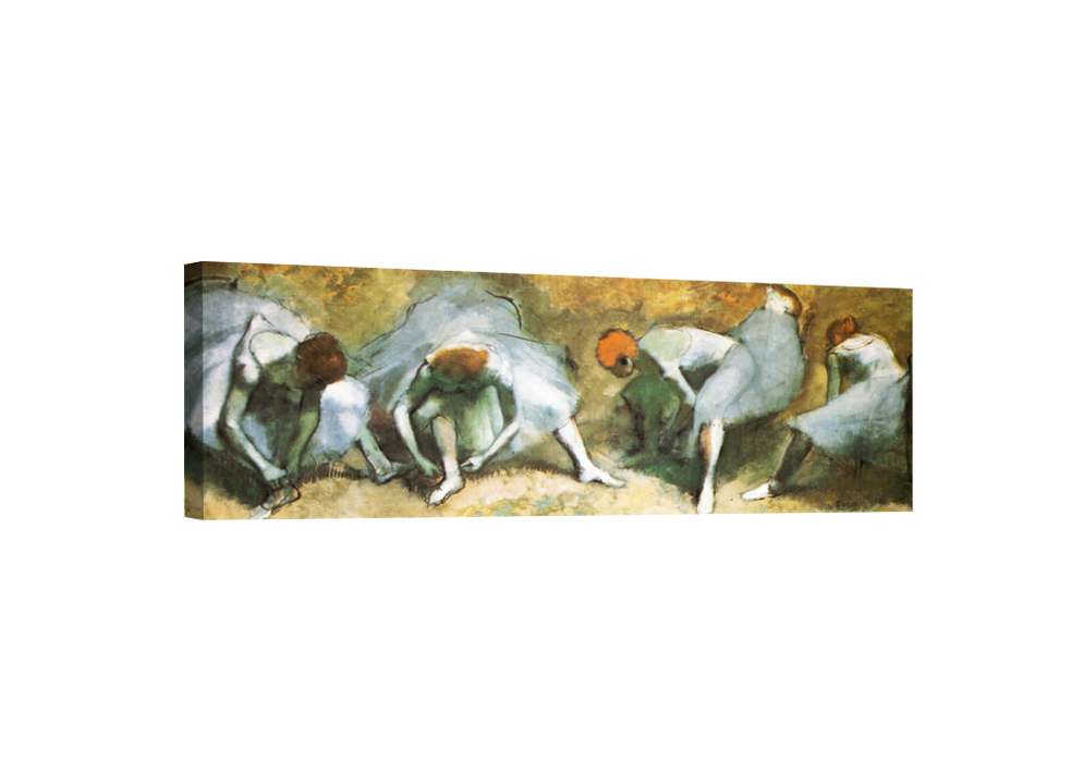 Dancers Trying Shoes | Edgar Degas Masters Classic Art in Gallery Wrapped Canvas | Various Sizes