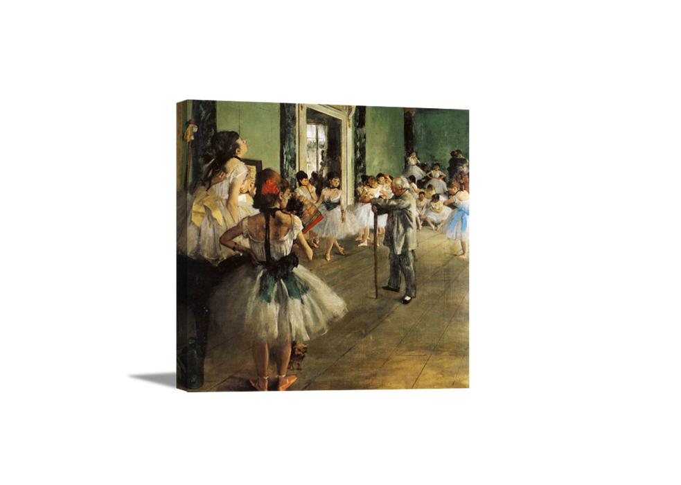 The Dancing Class | Edgar Degas Masters Classic Art in Gallery Wrapped Canvas | Various Sizes