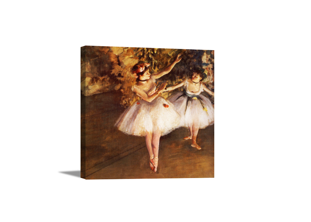 Two Dancers on Stage | Edgar Degas Masters Classic Art in Gallery
