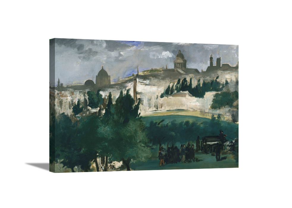 The Funeral | Edouard Manet Masters Classic Art in Gallery Wrapped Canvas | Various Sizes