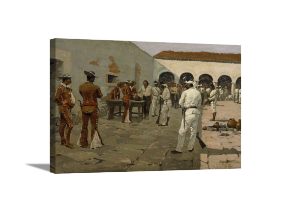 The Mier Expedition | Frederic Remington Masters Classic Art in Gallery Wrapped Canvas | Various Sizes