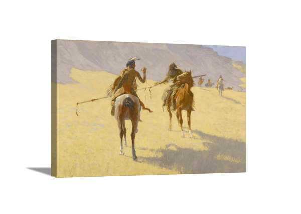 The Parley | Frederic Remington Masters Classic Art in Gallery Wrapped Canvas | Various Sizes