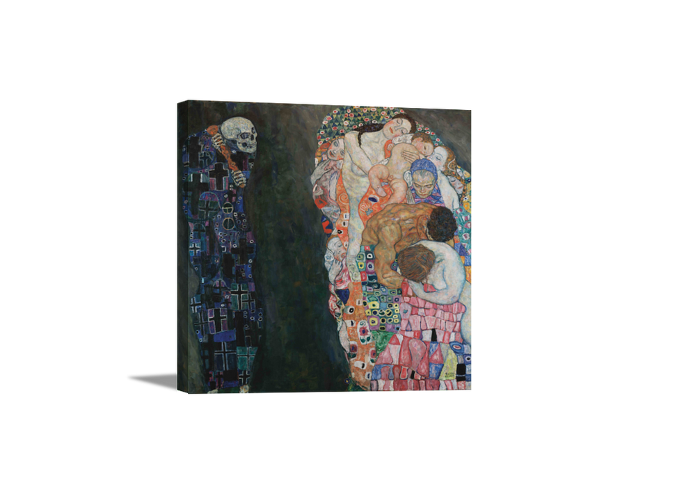 Death and Life | Gustav Klimt Masters Classic Art in Gallery Wrapped Canvas | Various Sizes