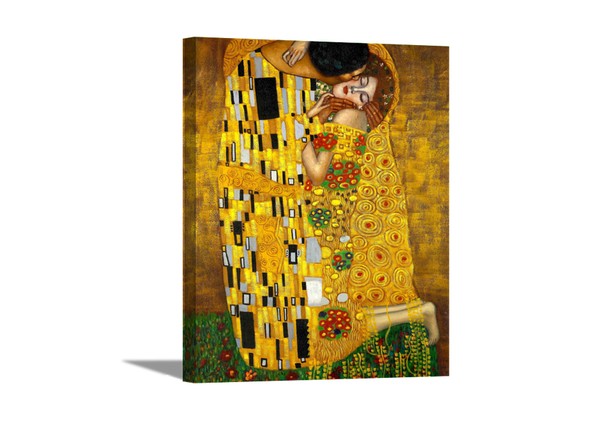 The Kiss | Gustav Klimt Masters Classic Art in Gallery Wrapped