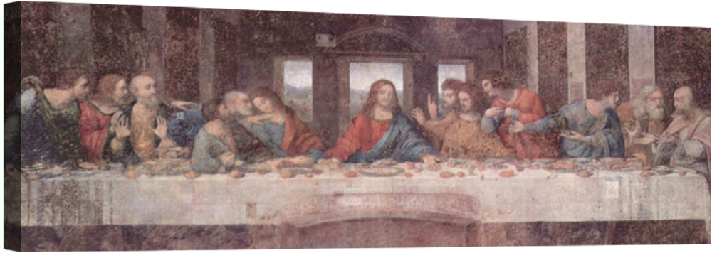 The Last Supper | Leonardo da Vinci Masters Classic Art in Gallery Wrapped Canvas | Various Sizesx