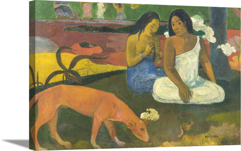 Arearea | Paul Gauguin Masters Classic Art in Gallery Wrapped Canvas | Various Sizes