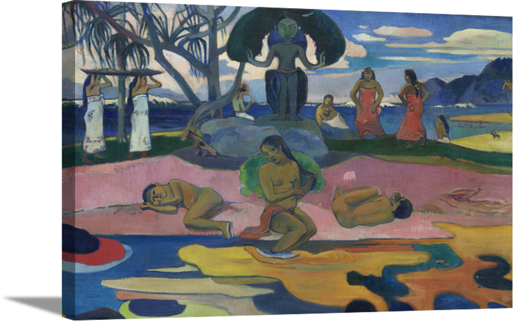 Day of the God | Paul Gauguin Masters Classic Art in Gallery Wrapped Canvas | Various Sizes
