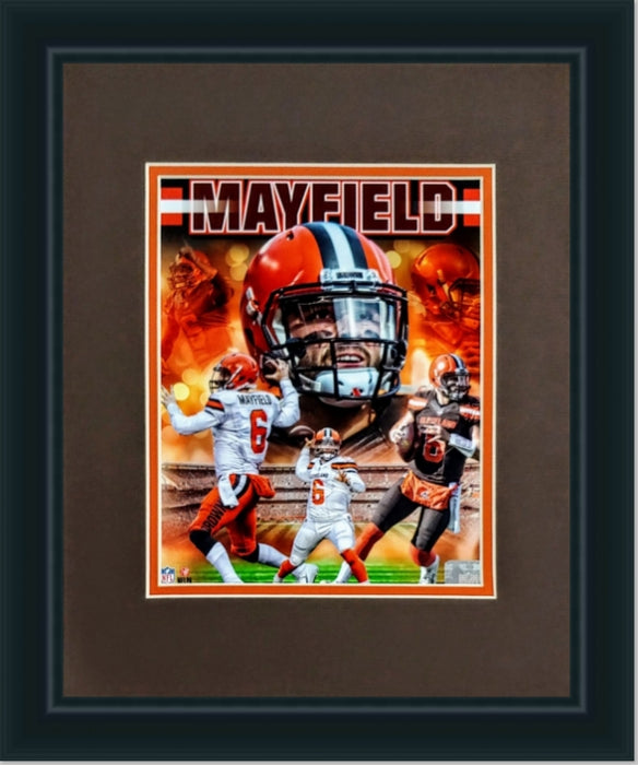 Baker Mayfield #2 | Cleveland Browns Framed NFL Photo | 19L X 16W" Inches