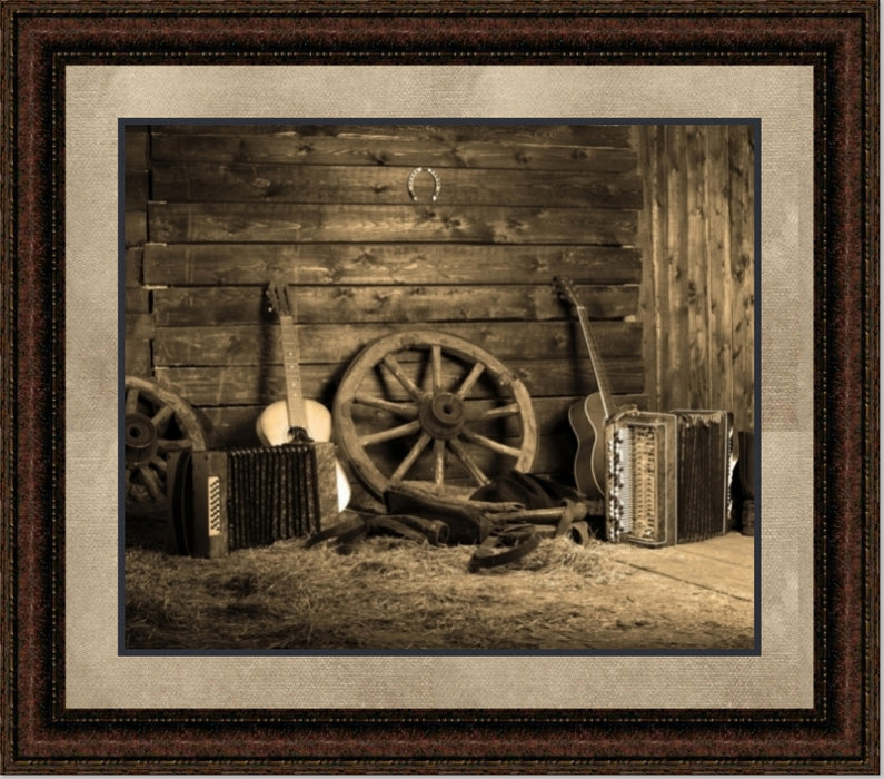 Songs of the West | Western Art Canvas or Framed Print | Various Sizes