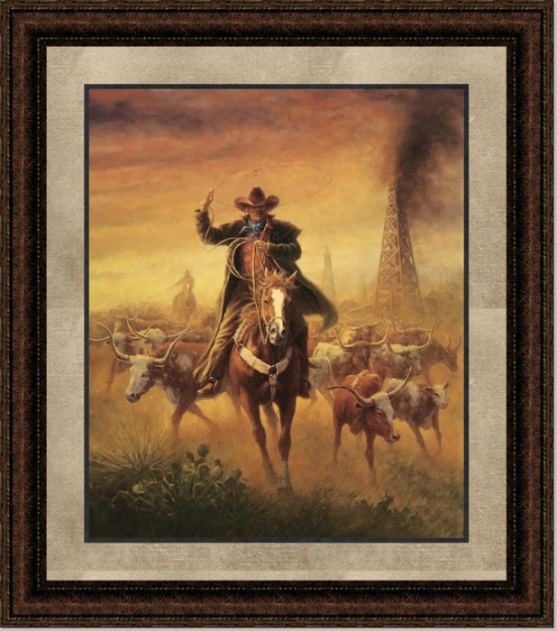 Hero's and Legends | Framed Western Art in Double Mat | 29L X 25W" Inches