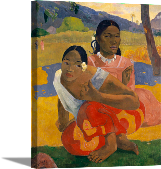 When Will You Marry? | Paul Gauguin Masters Classic Art in Gallery Wrapped Canvas | Various Sizes